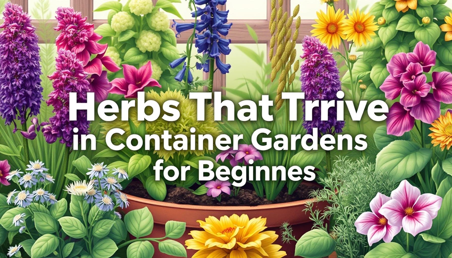 Herbs That Flourish in Container Gardens for Beginners
